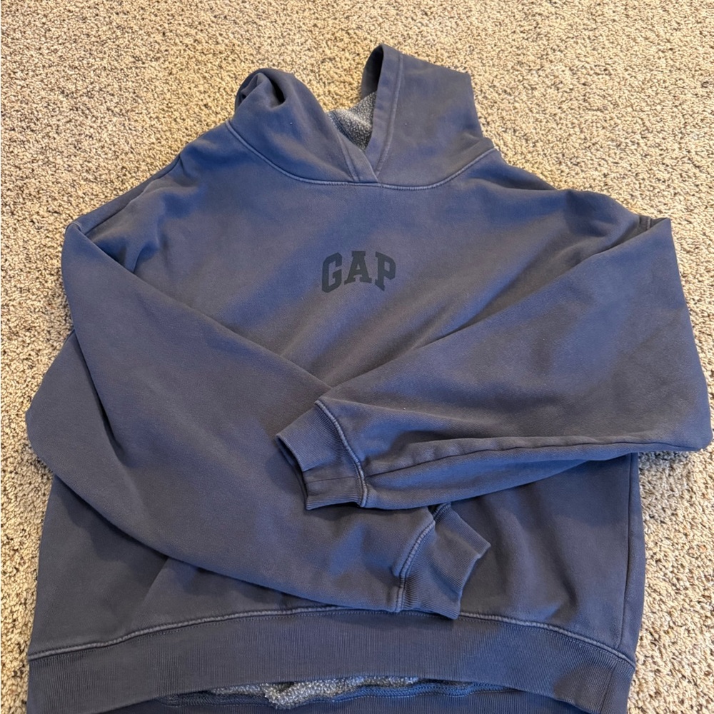 GAP Blue Hoodie Sweatshirt - Picture 1 of 3